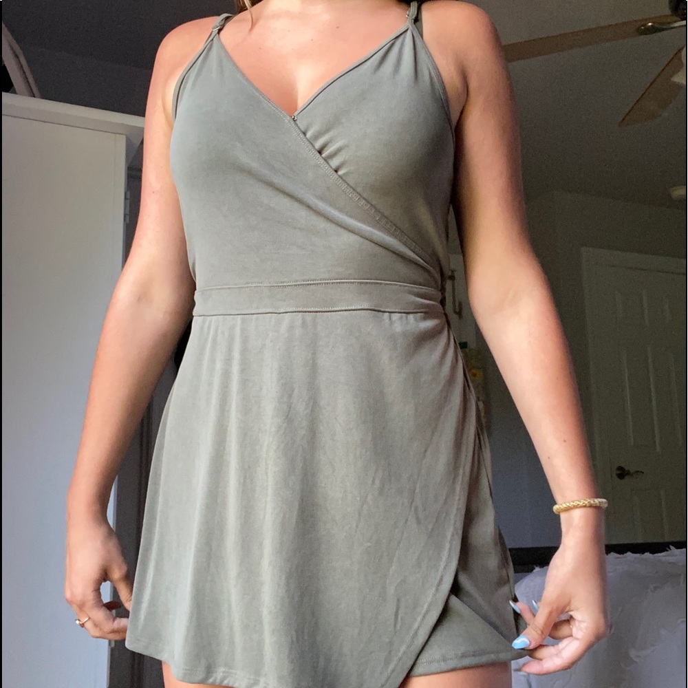 Abercrombie & Fitch Wrap Front Romper